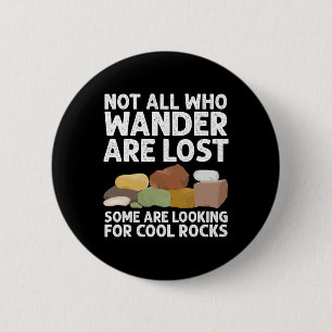 Badge Rond 5 Cm Cool Rock Collector Art Pour Hommes Femmes Géologi
