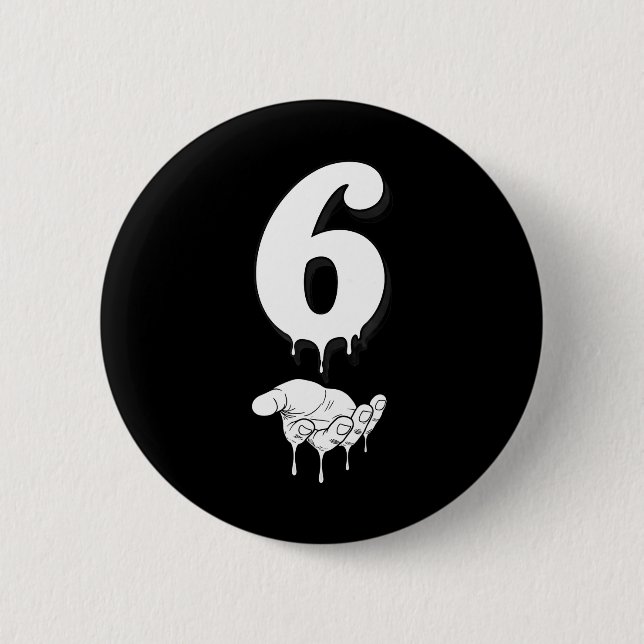 Badge Rond 5 Cm Cool Six Seven 6 7 Mème Génération Alpha Argot Cos (Devant)