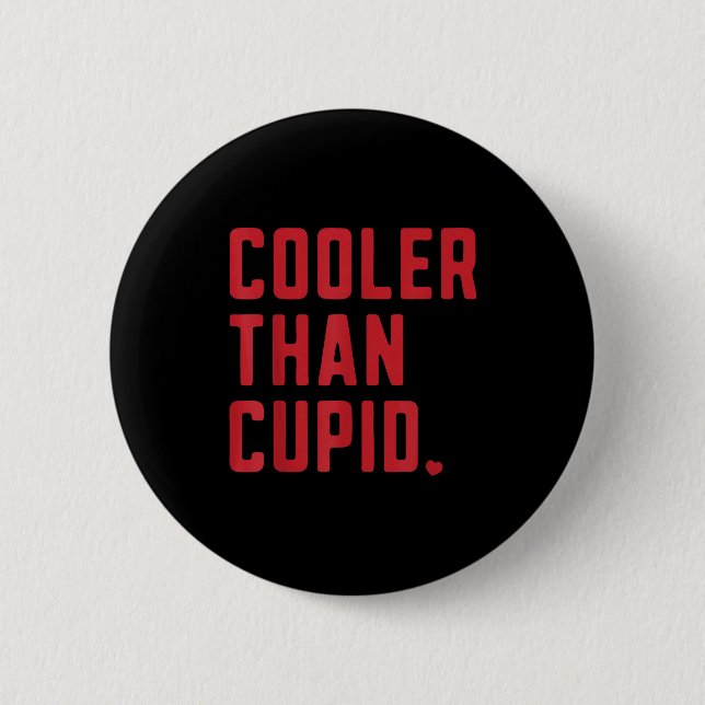 Badge Rond 5 Cm Cooler Than Cud Cute Valentine's Day Kids Boys Gir (Devant)