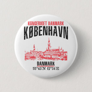 Badge Rond 5 Cm Copenhague