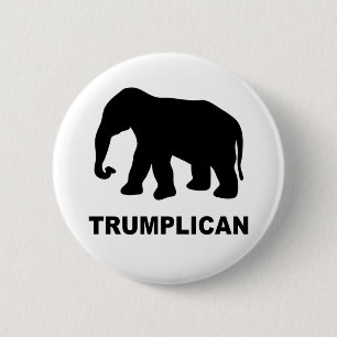 Badge Rond 5 Cm Copie audacieuse populaire de Trumplican pro