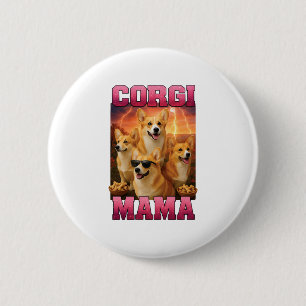 Badge Rond 5 Cm Copie Corgi