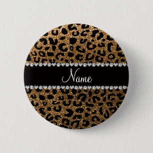 Badge Rond 5 Cm Copie nommée faite sur commande de guépard de