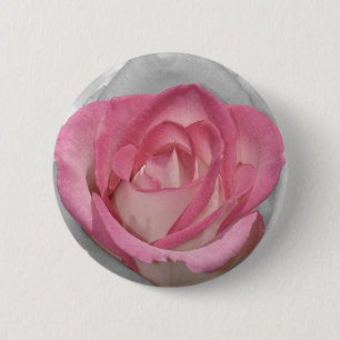 Badge Rond 5 Cm Copie rose de rose de cru
