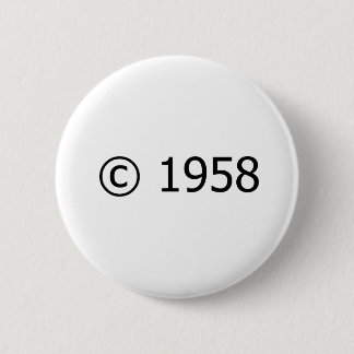 Badge Rond 5 Cm Copyright 1958