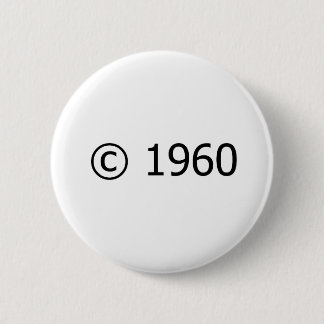 Badge Rond 5 Cm Copyright 1960