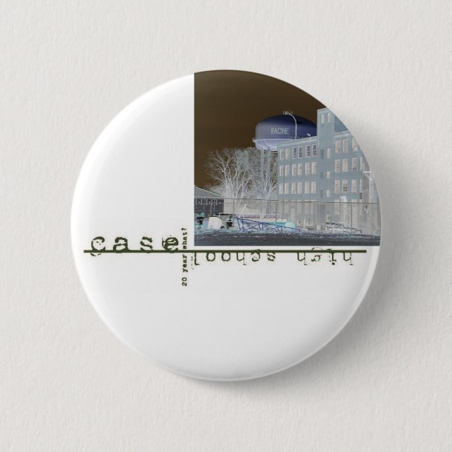 Badge Rond 5 Cm Coque HS Button - 20 ans quoi? (Devant)
