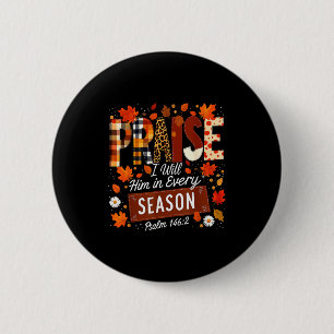 Badge Rond 5 Cm Coquette de Thanksgiving remercie le Seigneur d'au