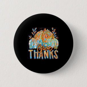 Badge Rond 5 Cm Coquette Remercie Dieu Fleur de Thanksgiving Chrét