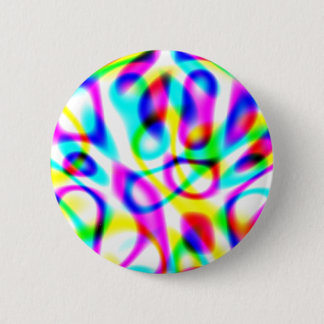 Badge Rond 5 Cm Cordes de Trip Psychedelique