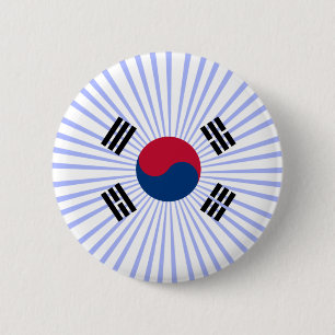 Badge Rond 5 Cm Coreana de Bandera