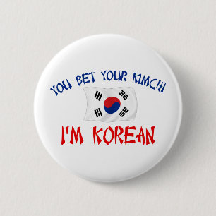 Badge Rond 5 Cm Coréen Kimchi