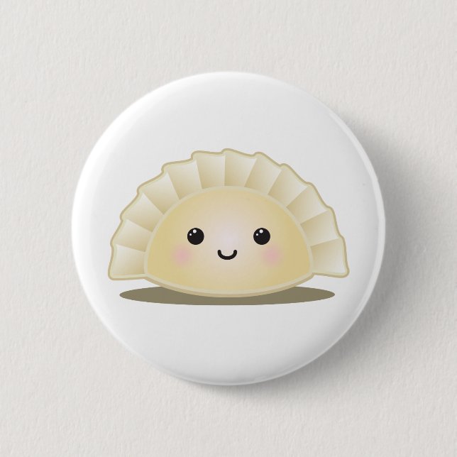 Badge Rond 5 Cm Coréen mignon Mandu (Devant)