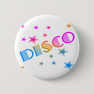 BADGE ROND 5 CM COREY TIGER 1980 RETRO DISCO STARS