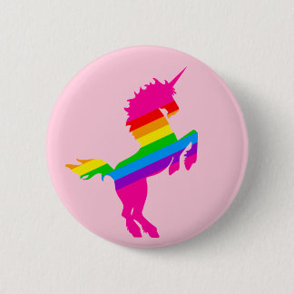 BADGE ROND 5 CM COREY TIGER 1980 RETRO VINTAGE UNICORN RAINBOW