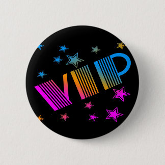BADGE ROND 5 CM COREY TIGER 1980 RETRO VIP STARS