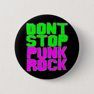 Badge Rond 5 Cm Corey Tiger 1980S Retro Ne Pas Arrêter Punk Rock