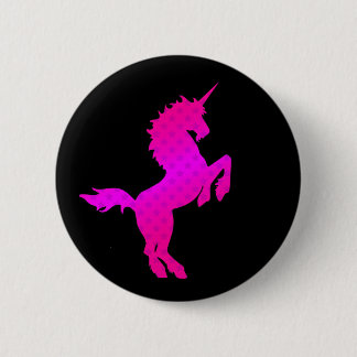 Badge Rond 5 Cm Corey Tiger 1980S Retro Vintage Unicorn Étoiles Ro