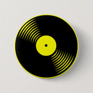 Badge Rond 5 Cm Corey Tiger 80s Retro Vintage Vinyl Record Pin