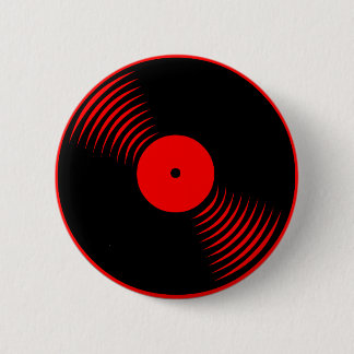 Badge Rond 5 Cm Corey Tiger 80s Retro Vintage Vinyl Record Pin