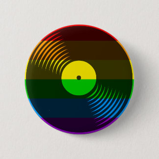Badge Rond 5 Cm Corey Tiger 80s Retro Vintage Vinyl Record Pin