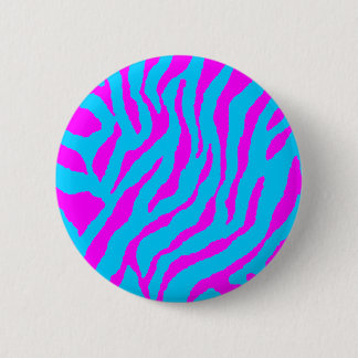 Badge Rond 5 Cm Corey Tiger 80s Vintage Tiger Stripes