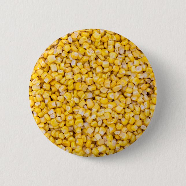 Badge Rond 5 Cm Corn macro as background structure (Devant)