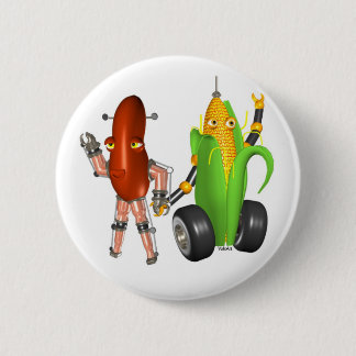 Badge Rond 5 Cm Cornbots d'haricot