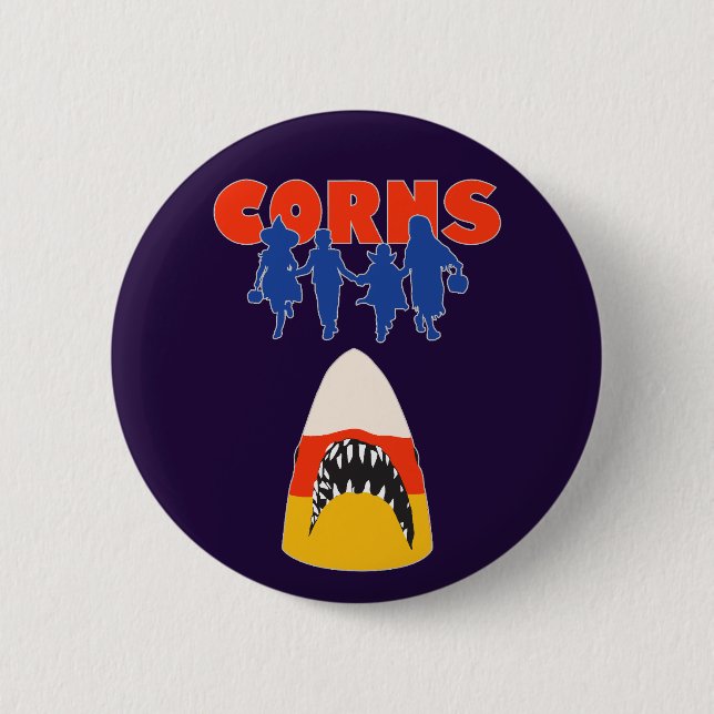 BADGE ROND 5 CM CORNES (Devant)