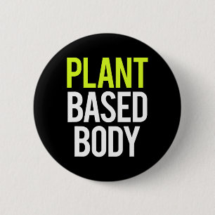 Badge Rond 5 Cm Corps à base de plante Vegan Gym Bodybuilding Entr