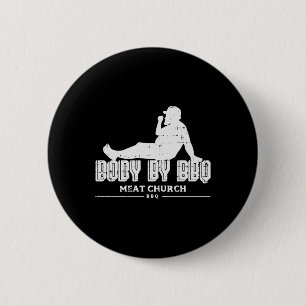 Badge Rond 5 Cm Corps Par Bbq Funny Byrbecue Grill Viande Adulte H