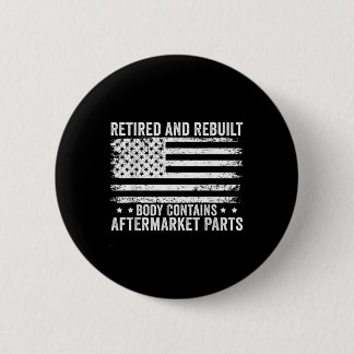 Badge Rond 5 Cm Corps Retraité Et Reconstruit Contient Une Pièce A