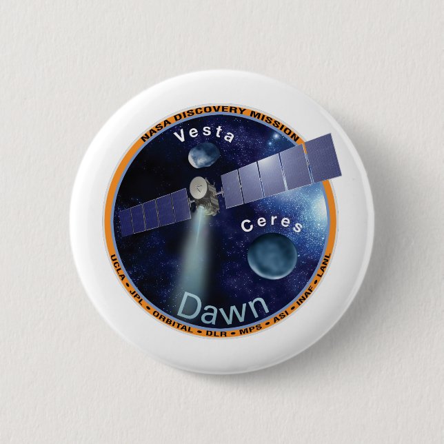 Badge Rond 5 Cm Correction de mission d'aube (Devant)