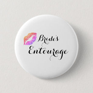 Badge Rond 5 Cm Cortège de mariée calligraphie moderne