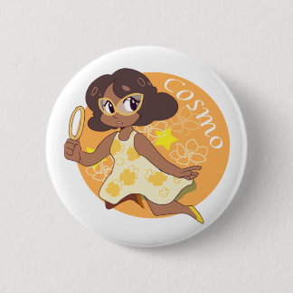 Badge Rond 5 Cm Cosmo le détective de l'espace