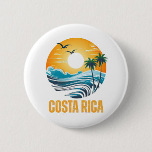 Badge Rond 5 Cm Costa Rica