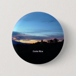 Badge Rond 5 Cm Costa Rica, photo pittoresque