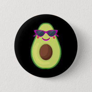 Badge Rond 5 Cm Costume Avocado Drôle Halloween pour les femmes Gu