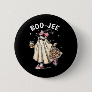 Badge Rond 5 Cm Costume Boo-jee Fantôme Saison Éffrayante Mignonne