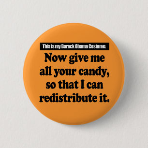 Badge Rond 5 Cm Costume de Barack Obama