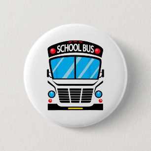 Badge Rond 5 Cm Costume De Bus De L'École D'Halloween Pour Adultes