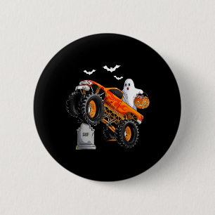 Badge Rond 5 Cm Costume de camion monstre Halloween Garçons Fantôm