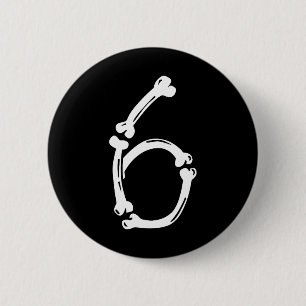 Badge Rond 5 Cm Costume de couple N°6 Duo 67 Six Sept Mème Drôle 6