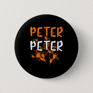 Badge Rond 5 Cm Costume de couple Peter Pumpkin Eater Splash Hallo