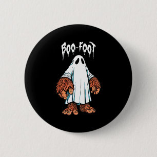 Badge Rond 5 Cm Costume de fantôme Bigfoot Halloween sasquatch boo