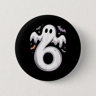 Badge Rond 5 Cm Costume de Halloween assorti drôle de mème de 6 fa