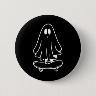 Badge Rond 5 Cm Costume de Halloween paresseux de planche à roulet