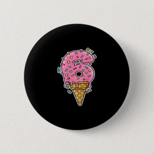 Badge Rond 5 Cm Costume de maillot numéro 6 adulte rose pour femme