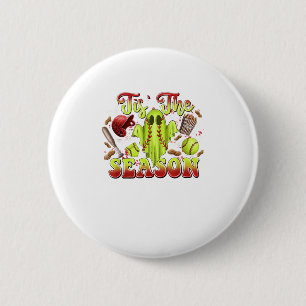 Badge Rond 5 Cm Costume De Softball éffrayant Drôle Halloween Tis