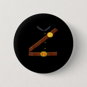 Badge Rond 5 Cm Costume de soldat de l'Union Halloween Guerre civi